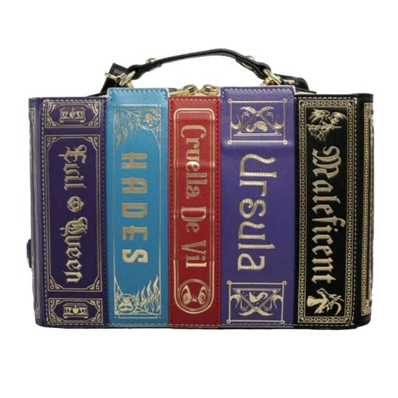 Loungefly Stitch Shoppe Disney Villains Book Crossbody main image 6